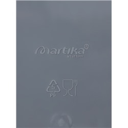 Лоток для столовых приборов раздвижной Martika «Смарт», 36×30×5 см, пластик, тёмно-серый