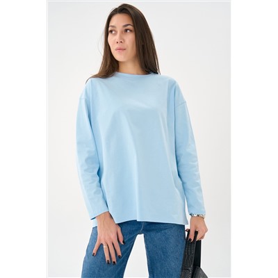 Лонгслив Эшли (голубой)