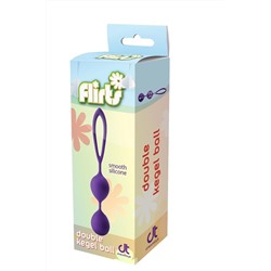 Фиолетовые вагинальные шарики Flirts Kegel Balls