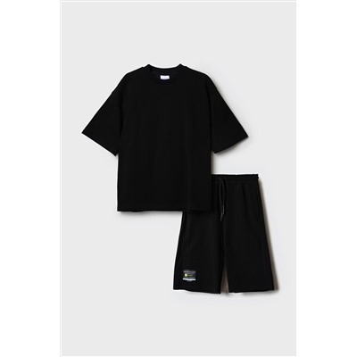 Комплект трикотажный для мальчиков: фуфайка (футболка), шорты PLAYTODAY, 1239835