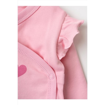 Боди детское трикотажное для девочек, 2 шт в комплекте PLAYTODAY, 1240130