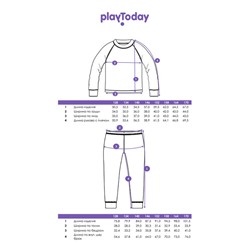 Термокомплект трикотажный для девочек: брюки, толстовка