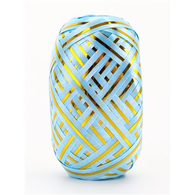 Лента упаковочная, с полосой, микс, 0.5 см × 10 м, набор 6 шт.