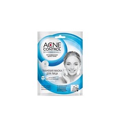 Маска для лица тканевая серии «Acne Control Professional» Интенсивно восстанавливающая 25мл