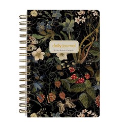 Ежедневник на золотом гребне «Cute diary» А5, BV, 136 л, "Лесные ягоды"