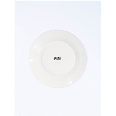 Тарелка новогодняя плоская «С Новым годом», d=20 см