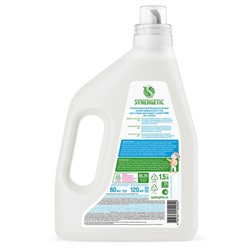Гель для стирки всех видов тканей Synergetic, концентрат, 1.5 л