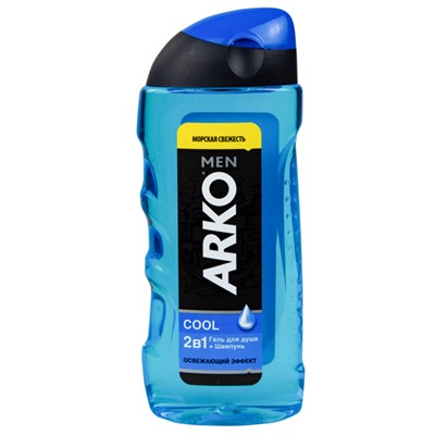 Гель для душа 2 в 1 ARKO MEN COOL Морская Свежесть 260мл