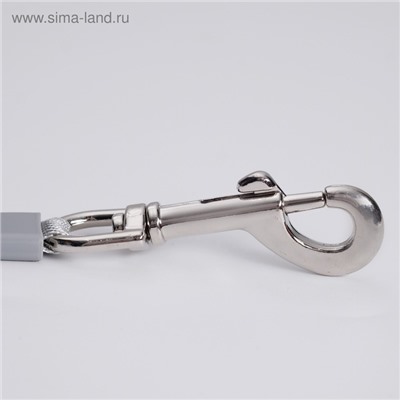 Рулетка DIIL, 5 м, до 40 кг, лента, прорезиненная ручка, голубая, серая