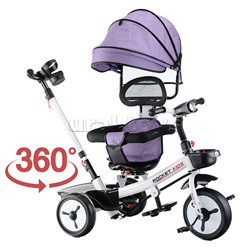 Велосипед 3-х колесный, фиолетовый