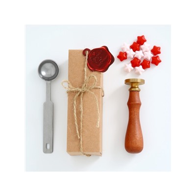 Сургучная печать «Сделано с любовью», 12.5×4×4 см