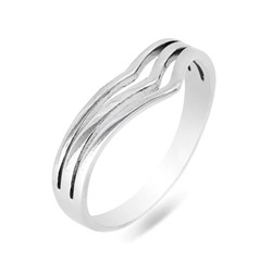Кольцо из серебра без вставки, Ю-10540р