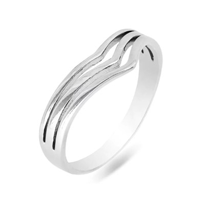Кольцо из серебра без вставки, Ю-10540р