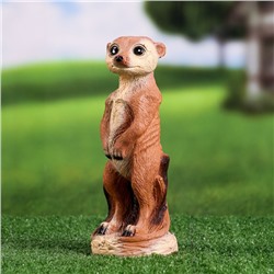 Садовая фигура из полистоуна «Сурикат маленький», 22×8×8 см