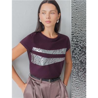 VILATTE Футболка D49.135