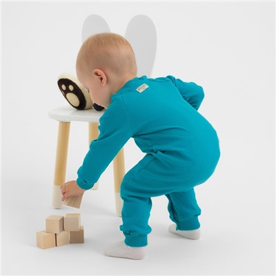 Комбинезон детский MINAKU, рост 56-62 см, изумрудный