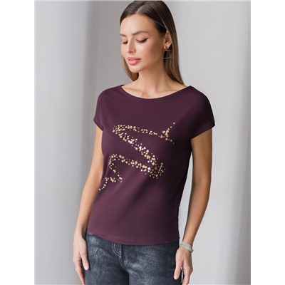 VILATTE Футболка D49.134