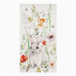 Полотенце «Этель. Луговые цветы», 40×73 см, 100% хлопок, саржа 190 г/м²