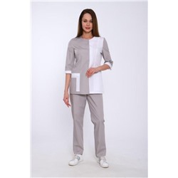 Костюм женский 227-1 (Белый и серый)