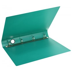 Папка пластиковая 4 кольца 40мм зеленая 700мкм 5675 inФОРМАТ