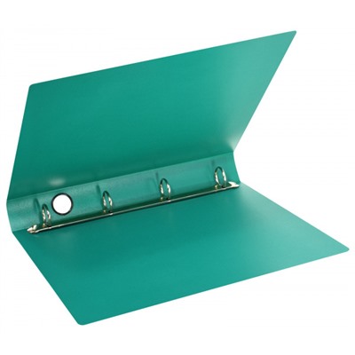 Папка пластиковая 4 кольца 40мм зеленая 700мкм 5675 inФОРМАТ