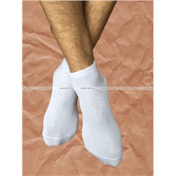 3 ПАРЫ - Следки мужские белые