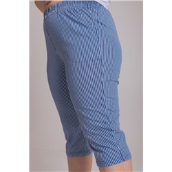Капри из кулирки в полоску М326018гб