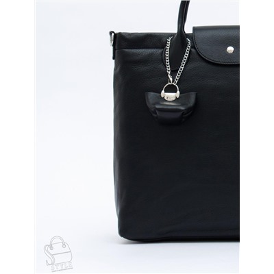 Сумка женская кожаная 1006LP black  Polina&Eiterou