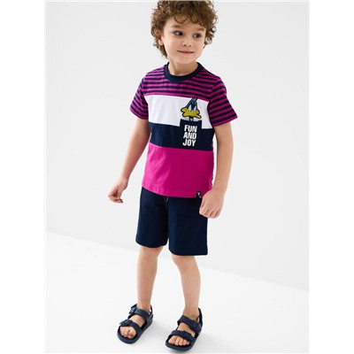 Комплект трикотажный для мальчиков: фуфайка (футболка), шорты