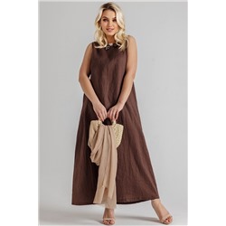 Платье  2137/04/Коричневый