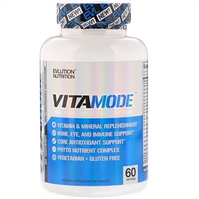 EVLution Nutrition, VitaMode, 120 таблеток