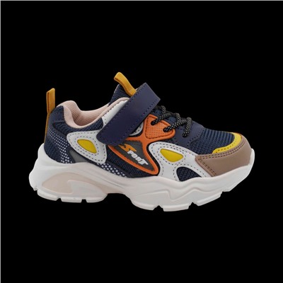 Кроссовки TV904-2-5 бежево синие