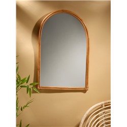 Зеркало настенное, 84×55×3 см, ротанг