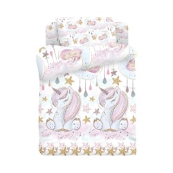 КПБ детск. поплин "Juno" (40х60) Unicorns