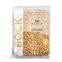 MANITA Воск для депиляции в гранулах синтетический, золото, 100 г 24641