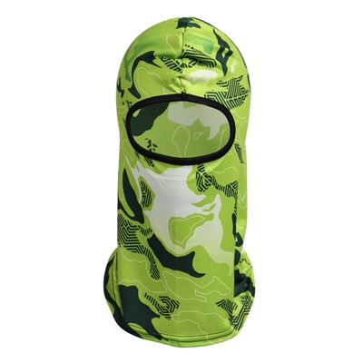 Маска-балаклава Green Spots, размер универсальный, зелёная