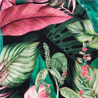 Фартук «Этель» Tropical parrots, 60×70 см, 100% хлопок, саржа 190 г/м²