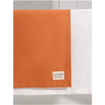 Дорожка на стол «Этель» Kitchen 40×150±5 см, 100% хлопок, саржа 220 г/м², оранжевая