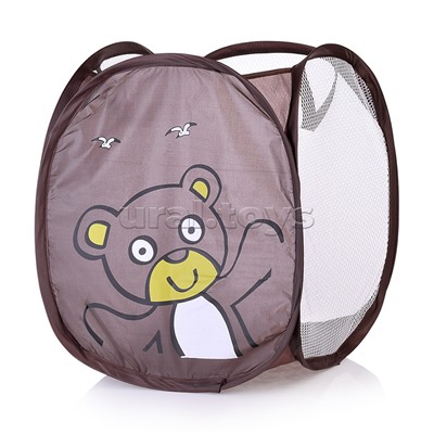 Корзина для игрушек "Мишка и чайки" 32*38 см.