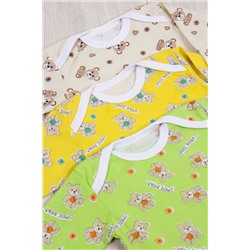 Комплект кофточка лодочка из кулирки 2+1 длинный рукав в ассортименте 3 шт КФЛ