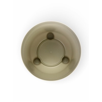 Кашпо для цветов «Шэнк», 13.5 л, d=27.5 см, h=28.7 см, пластиковое, с автополивом, со вставкой, на ножках, белое