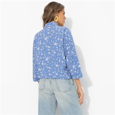 Блуза , освежающая образ, Твой личный тренд (небесная)