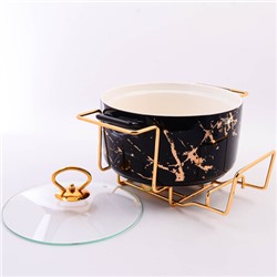 7441-1 Мармит 3,5л фарфор/металл MB (х4)