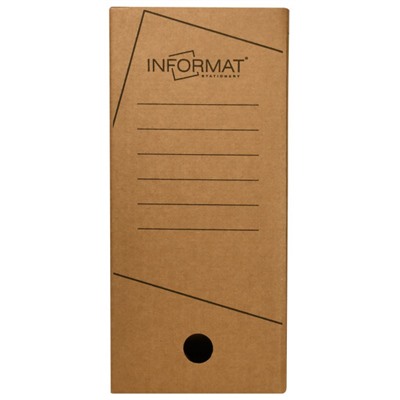 Накопитель вертикальный картон А4 150мм микрогофро-картон RN00150N inФОРМАТ