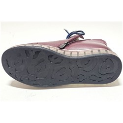 K88031-15 бордо Ботинки зима женские (36-40)/6