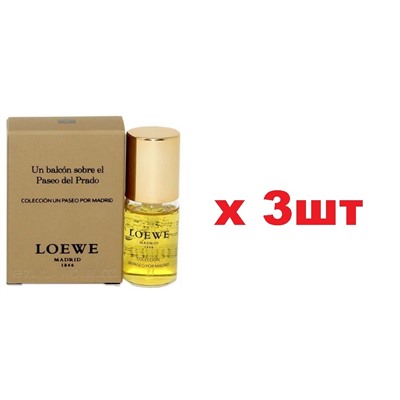 Туалетная вода Loewe Un balcon sobre el Paseo del Prado 7ml унисекс тестер 3шт