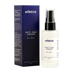 Крем для мужчин anti-age cream for man Mireco стекло, 50 мл