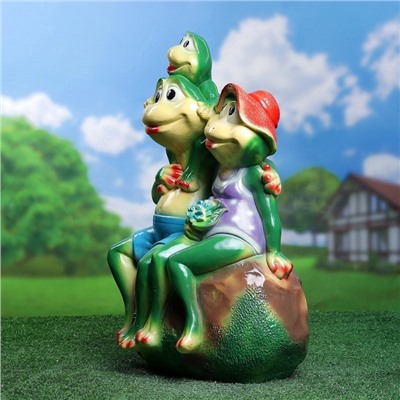 Садовая фигура из гипса «Семья лягушек», 59×31×40 см