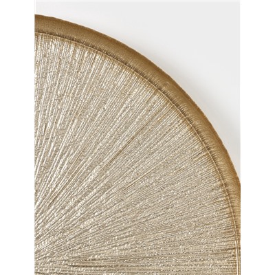 Блюдо сервировочное «Кувшинка», d=28 см, стекло, золотистое