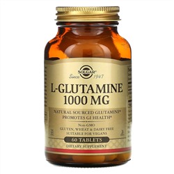 Solgar, L-Glutamine, 1000 мг, 60 таблеток
